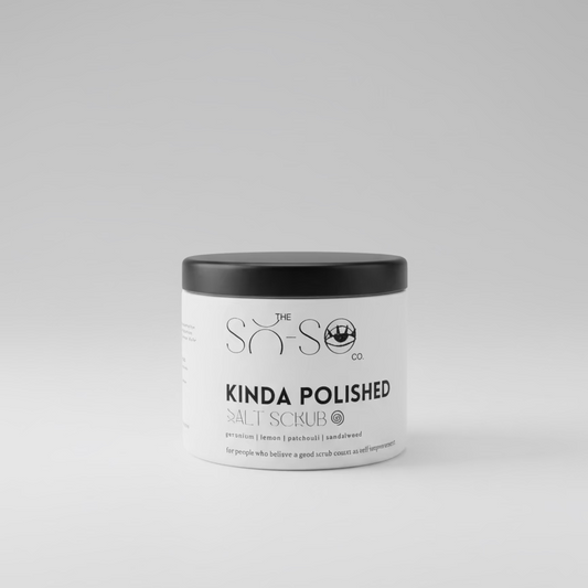 “Kinda Polished” Salt Scrub