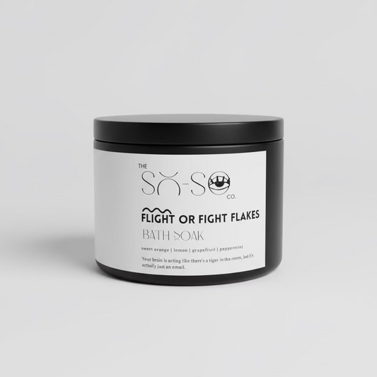 "Fight-or-Flight Flakes" Bath Soak